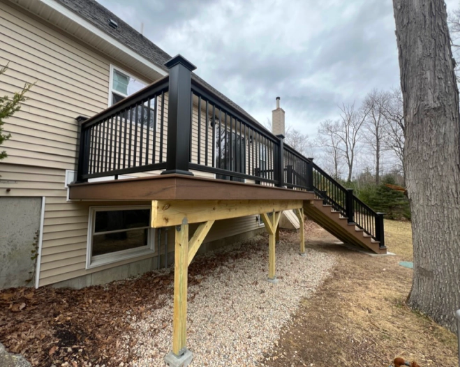 new deck installation